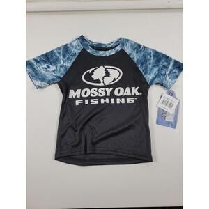 Mossy Oak Boys Fishing T-Shirt 2T NEW Toddler Outdoor Shirt